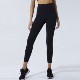 Legice Klara – Športne črne pajkice z visokim pasom